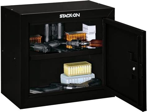 stack-on gcb-500 pistol & ammo steel security cabinet|stack on weapon storage cabinet.